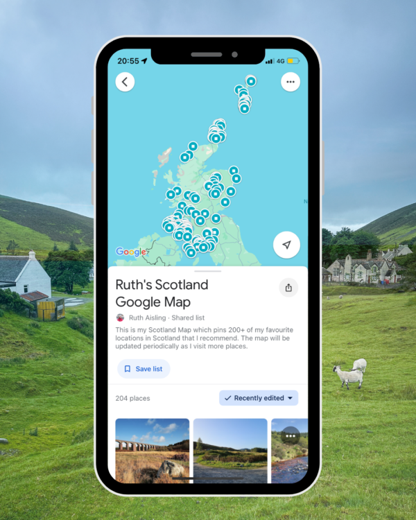 Ruth Aisling - Scotland Google Map