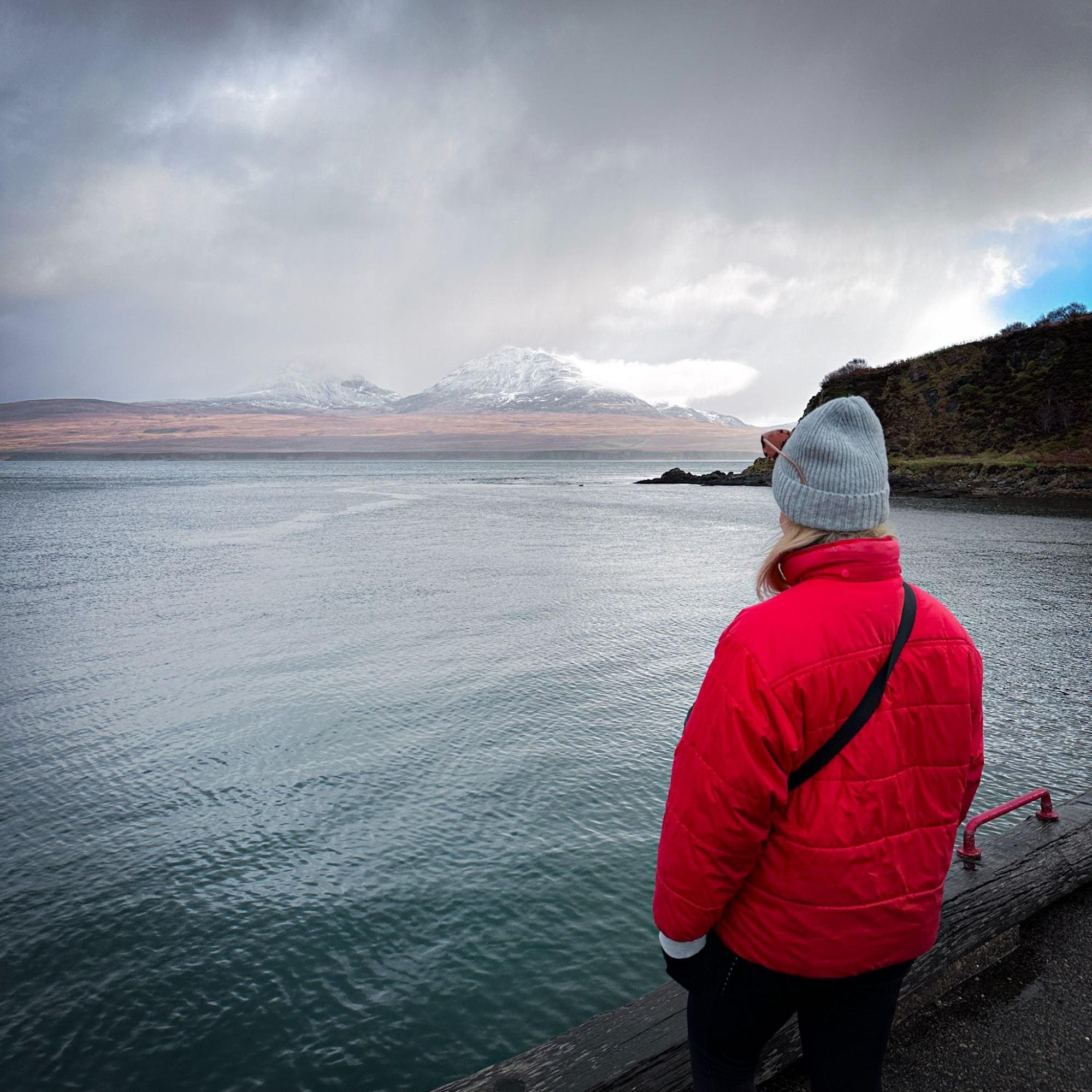 Ruth Aisling at Bunnahabhain Distillery, Isle of Islay